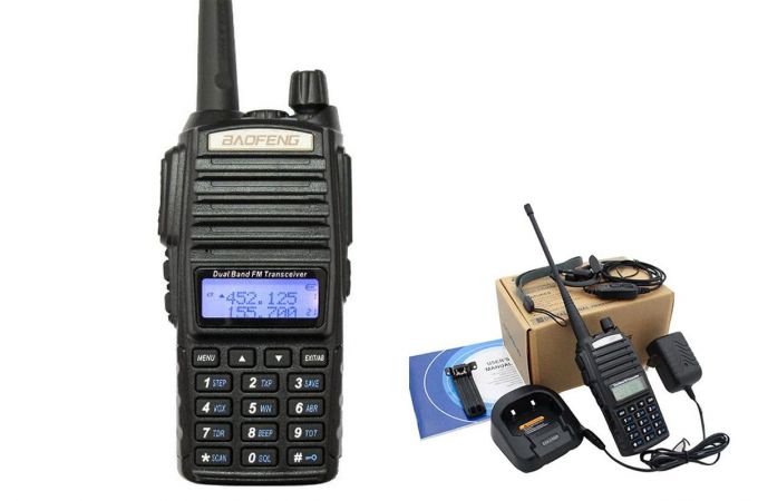 Рация Baofeng UV-82 (UHF/VHF) черный