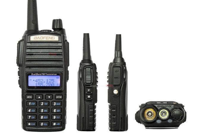 Рация Baofeng UV-82 (UHF/VHF) черный