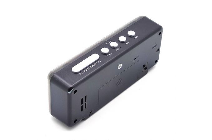 Часы настольные VST 762W-5 (говорящие,температура) (синий)