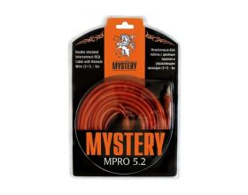 Кабель RCA Mystery MPRO 5.2 Межблочный RCA кабель из меди, 5м, 2шт,