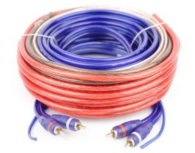 Комплект проводов ACV KIT 4.10SL Silver=ECO 4 канала усилителя  10 AWG/ATC 30A