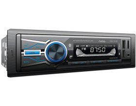 Автомагнитола AURA MP3/WMA AMH-102BT голубая, Bluetooth,2xUSB/micro SD, FLAC