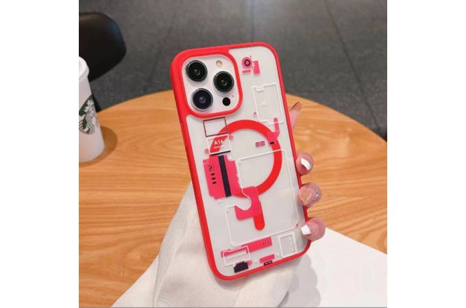 Чехол для телефона Hexacore A16 iphone 16 Pro Max (Красный)