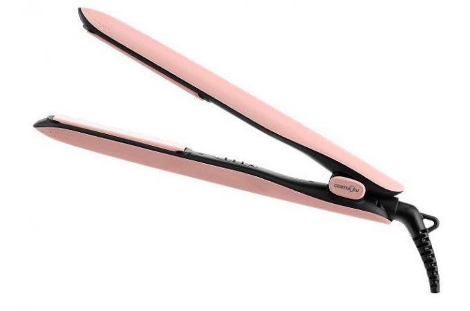 Выпрямитель для волос CENTEK CT-2011 розовый 45Вт, турмал.ионизац., 96*26мм,