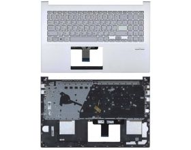 Клавиатура для ноутбука Asus Vivobook X521 топкейс серебро