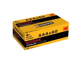 Батарейка алкалиновая KODAK LR03/60BOX XTRALIFE Alkaline (цена за бокс 60 шт.)