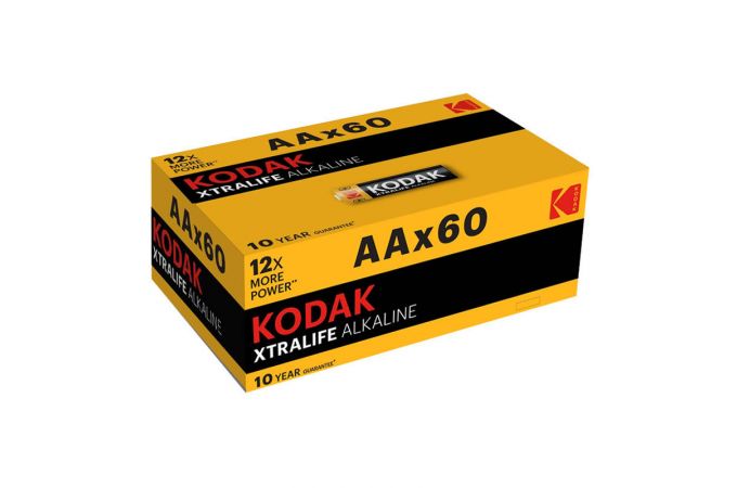 Батарейка алкалиновая KODAK LR6/60BOX XTRALIFE Alkaline (цена за бокс 60 шт.)