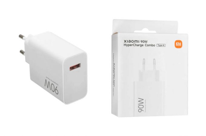 Сетевое зарядное устройство USB Xiaomi 90W USB (Л)