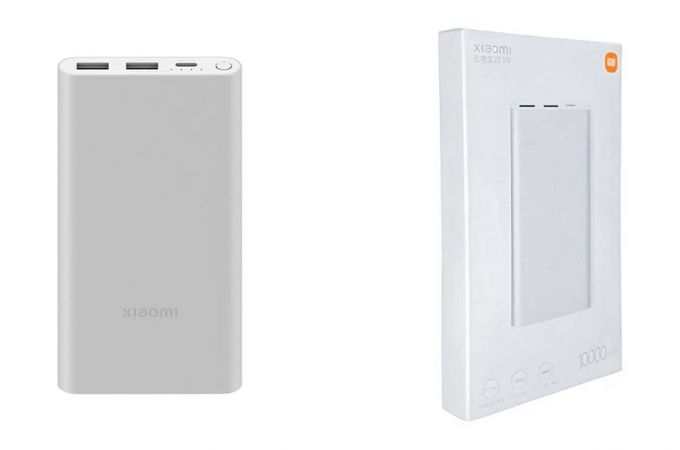 Универсальный дополнительный аккумулятор Power Bank Xiaomi Mi Power Bank 3 10000mAh 22.5W (PB100DZM) sku: BHR5078CN серебристый
