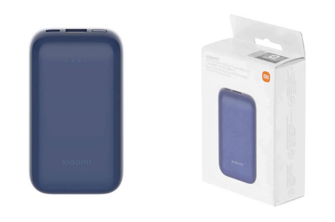 Универсальный дополнительный аккумулятор Power Bank Xiaomi Mi Pocket Edition Pro, 10000mAh, PB1030ZM, синий