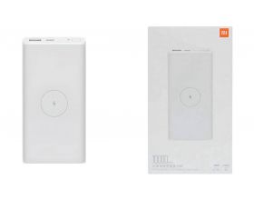 Универсальный дополнительный аккумулятор Power Bank Xiaomi Mi Wireless Power Bank 10000 mAh 10 W (WPB15PDZM) sku: BHR5212CN белый