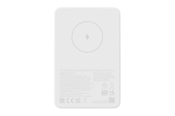 Универсальный дополнительный аккумулятор Power Bank Xiaomi Mi 7.5W Power Bank 5000mAh Magsafe, WPB0507, белый