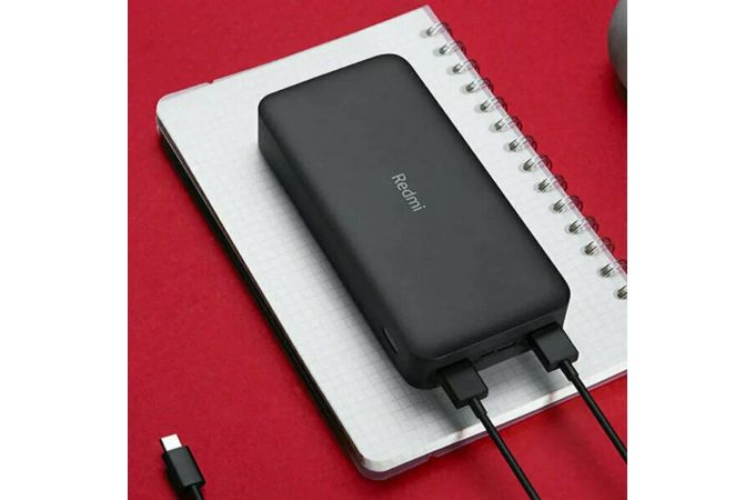Универсальный дополнительный аккумулятор Power Bank Xiaomi REDMI 10000mAh Black (VXN4305GL) ассортимент в цвететах