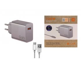 Сетевое зарядное устройство USB Xiaomi 120W USB + кабель Type-C (вариант 2) (Л)