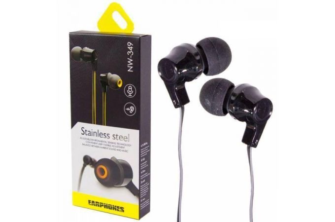 Наушники вакуумные проводные Орбита OT-ERG24 (черный)