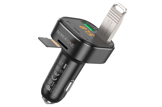 FM-Модулятор BOROFONE BC43 Flash QC3.0 car BT FM transmitter