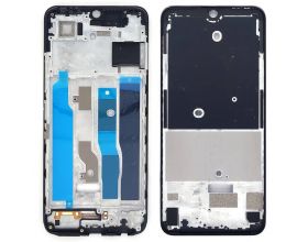 Средняя часть для Infinix Note 30i (X6716) (рамка дисплея) черный, с разбора