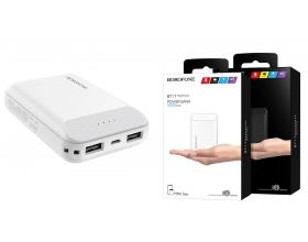 Универсальный дополнительный аккумулятор Power Bank BOROFONE BT17 (10000 mAh) (белый)