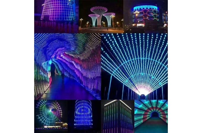 Лента светодиодная Огонёк 5050 RGB (IP20, 60 свд/м) 5м