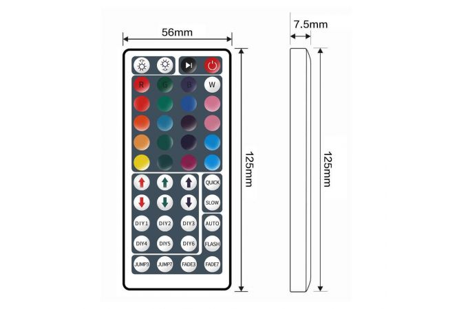 Набор LED лента RGB Огонек OG-LDL03 (10м,IP20,блок,пульт)