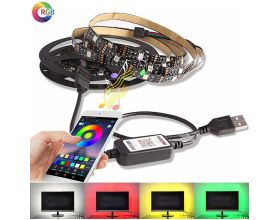 Лента светодиодная Огонек OG-LDL06 RGB Bluetooth 1м