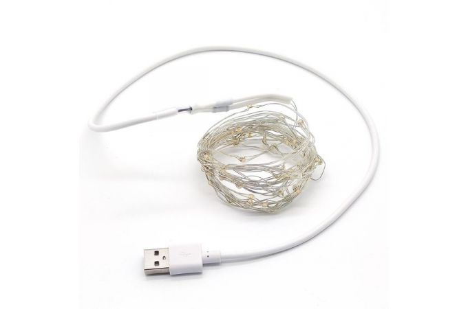 Лента светодиодная Огонек OG-LDL08 Белая 5м (USB)