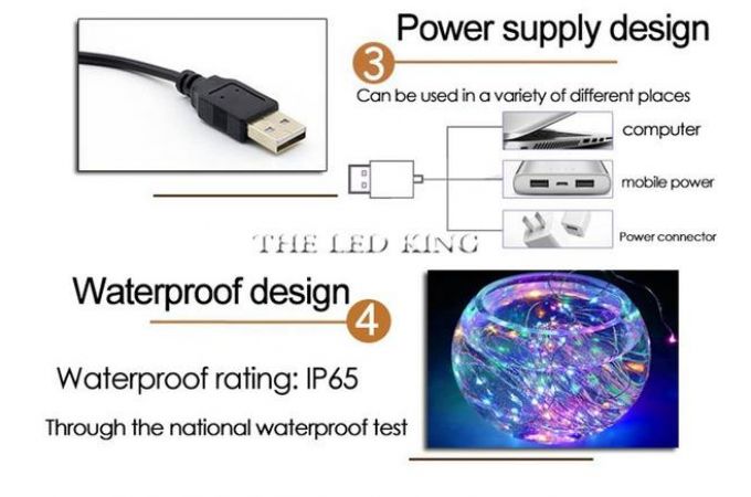 Лента светодиодная Огонек OG-LDL08 Белая 5м (USB)