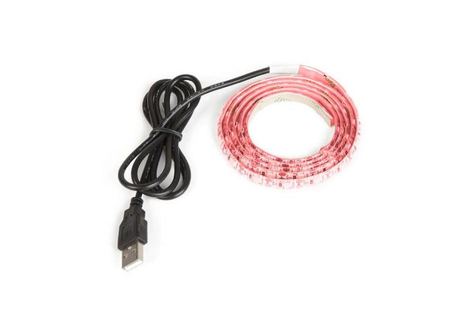 Лента светодиодная Огонек OG-LDL09 Красная 1м (USB)