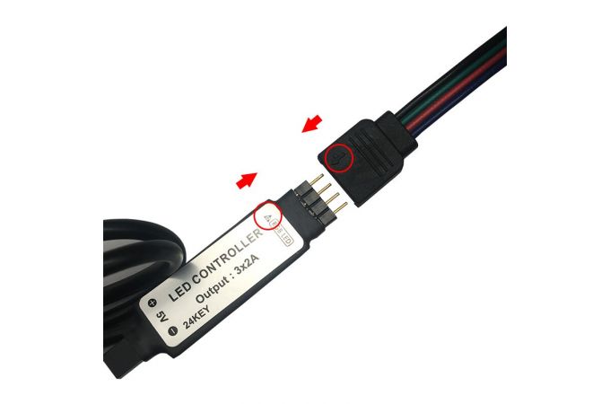 Лента светодиодная Огонек OG-LDL17 RGB 2*0.5м (USB)