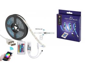 Лента светодиодная Огонек OG-LDL18 RGB 1м (WI-FI,USB)