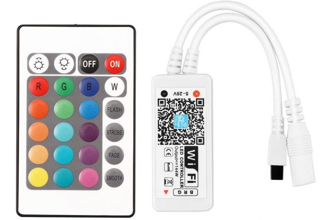 Лента светодиодная Огонек OG-LDL18 RGB 1м (WI-FI,USB)