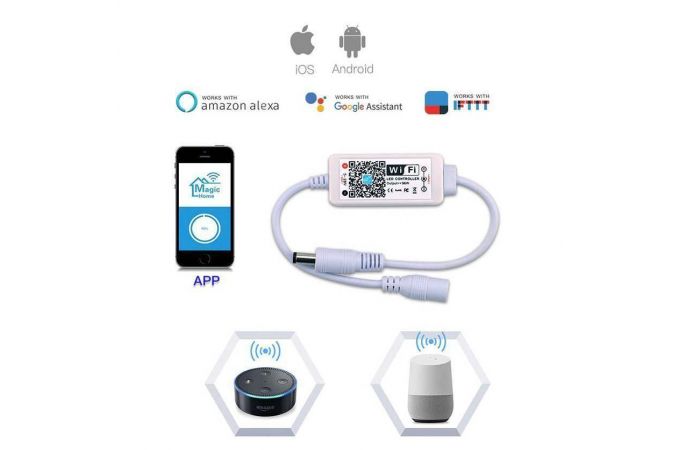 LED контроллер Огонек OG-LDL21 (Wi-Fi,один цвет)