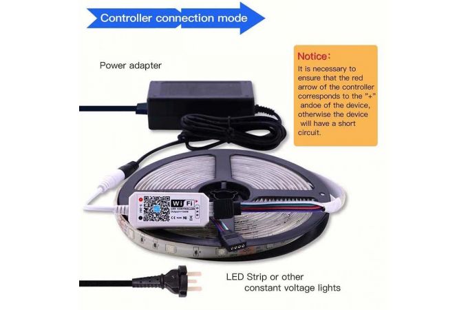 LED контроллер Огонек OG-LDL22 (Wi-Fi, RGB)