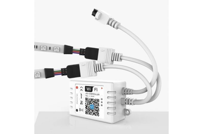 LED контроллер Огонек OG-LDL27 (Wi-Fi, 2*RGB,пульт)