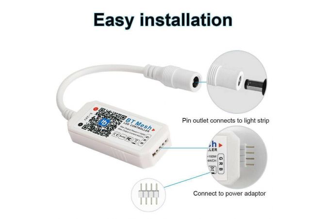 LED контроллер Огонек OG-LDL33 (Bluetooth, RGB)
