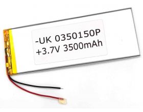 Универсальный аккумулятор 140x55x3 3.7V 3500mAh (3055140P)