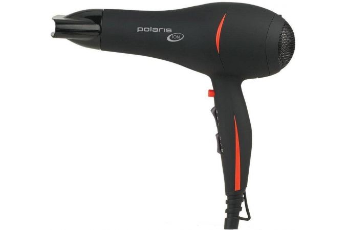 Фен POLARIS PHD 2038Ti черный 2000 Вт