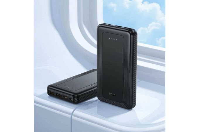 Универсальный дополнительный аккумулятор Power Bank HOCO J165 Honey (10000mAh) (черный)
