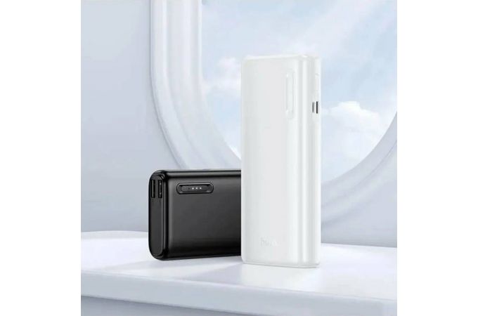 Универсальный дополнительный аккумулятор Power Bank HOCO J158A Runner (10000mAh) (белый)