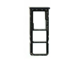 Держатель SIM для Samsung A105/ A205/ A305/ A505/ A705 (черный)