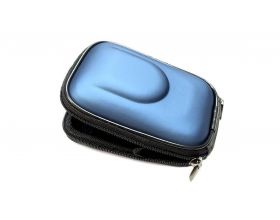 Бокс на молнии на ремень прямоугольный (синий)