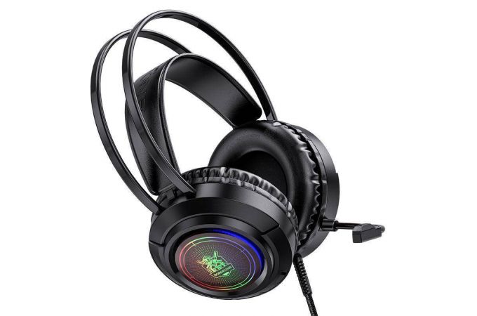 Наушники мониторные проводные с микрофоном BOROFONE BO103 Surpass gaming headphones (черный)