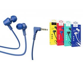 Наушники вакуумные проводные HOCO M86 Oceanic universal earphones (синий)