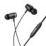 Наушники вакуумные проводные HOCO M88 Graceful universal earphones with mic (черный)