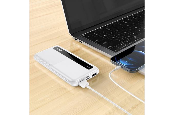 Универсальный дополнительный аккумулятор Power Bank HOCO J75 (10000 mAh) (белый)