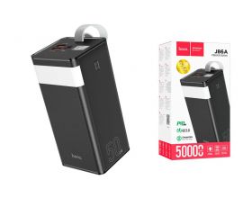 Универсальный дополнительный аккумулятор Power Bank HOCO J86A 22.5W (50000 mAh) (черный)
