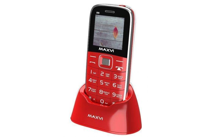Сотовый телефон MAXVI   B6 Red