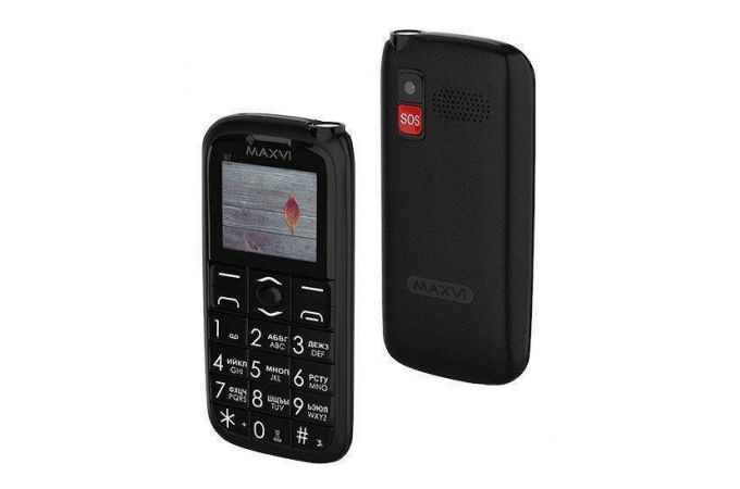 Сотовый телефон MAXVI   B7 Black (черный)