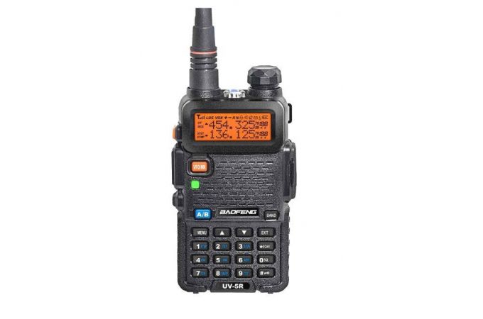 Рация Baofeng UV-5R  8W, двухдиапазонная UHF и VHF 128 каналов, (400-520 +136-174 MHz) (LPD+PMR)