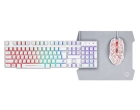 Игровой набор TFN 3в1 Saibot AZ-1 White клавиатура+мышь+коврик TFN-GMKB-AZ-1WH